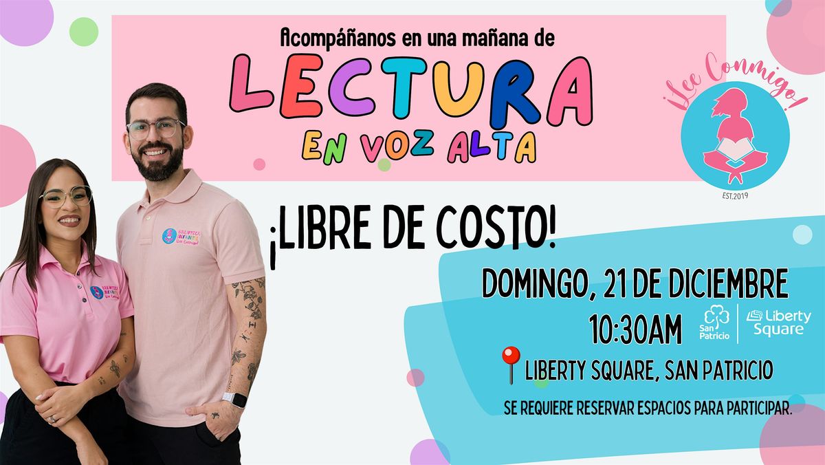 Lectura en Voz Alta | Lee Conmigo en el Liberty Square