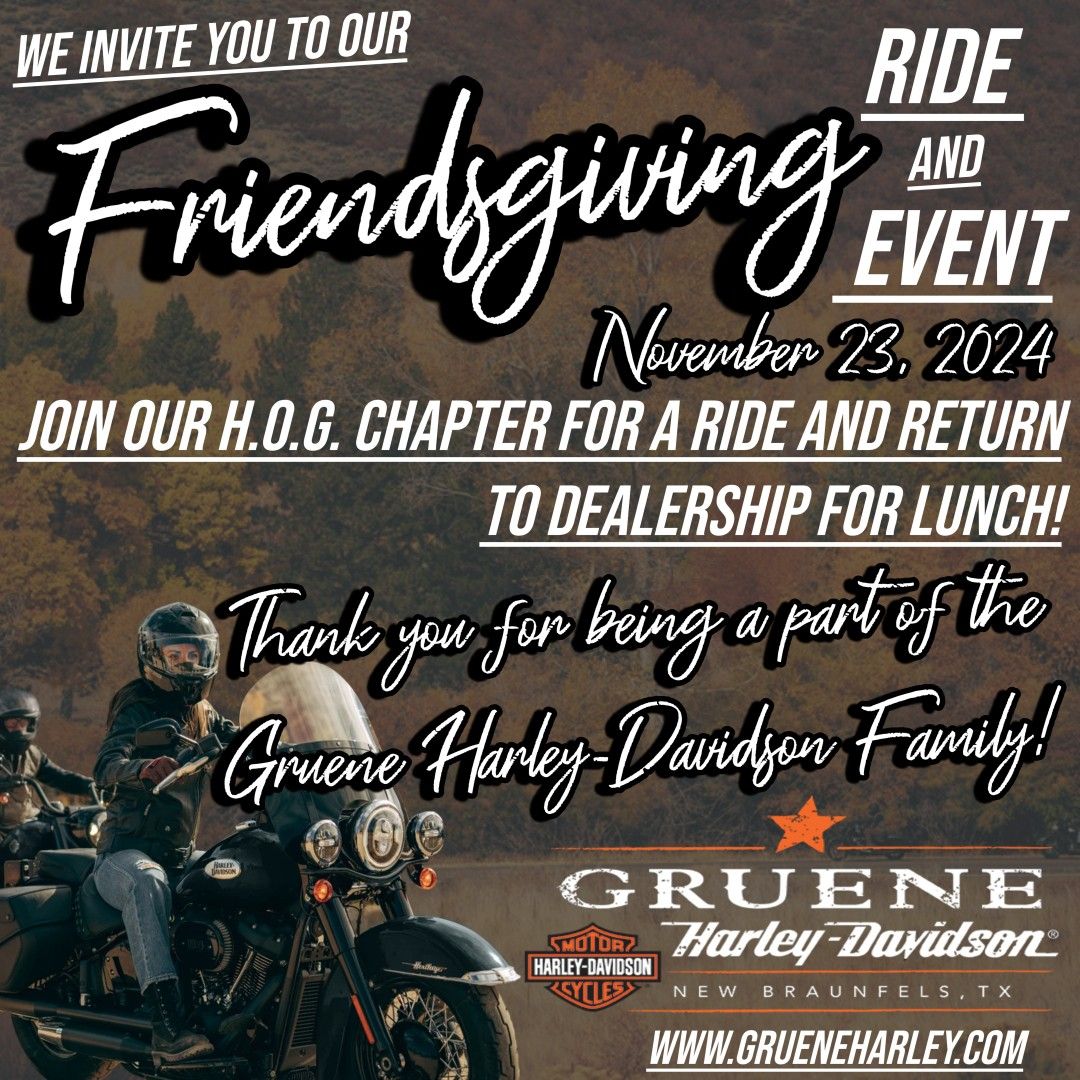 Friendsgiving Ride & Event