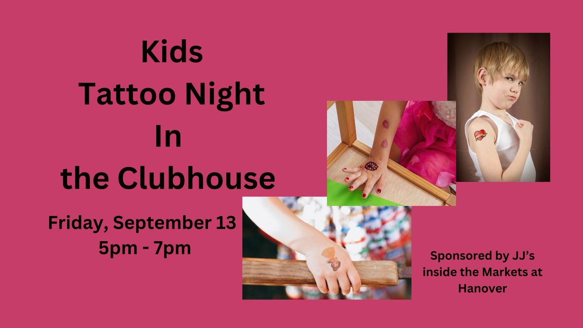 Kids Tattoo Night