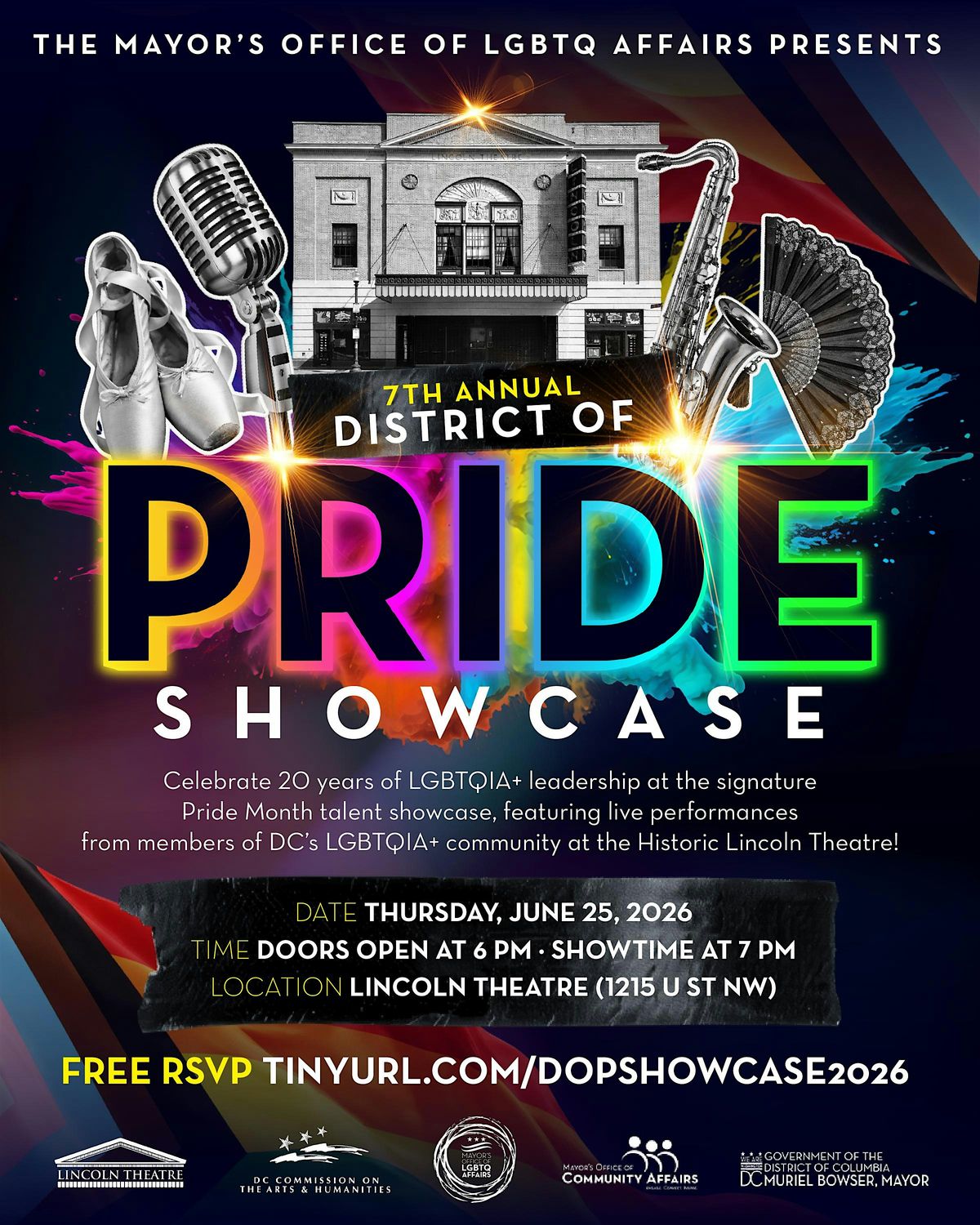 District of PRIDE Showcase at Lincoln Theatre