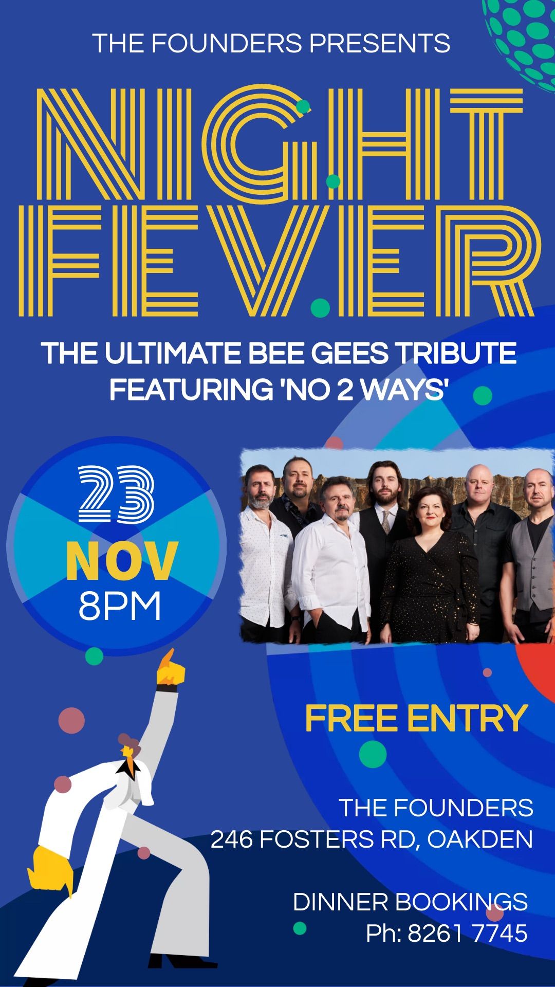 Night Fever: The Ultimate Bee Gees Tribute feat. NO 2 WAYS \ud83e\udea9\ud83d\udd7a\ud83c\udfff