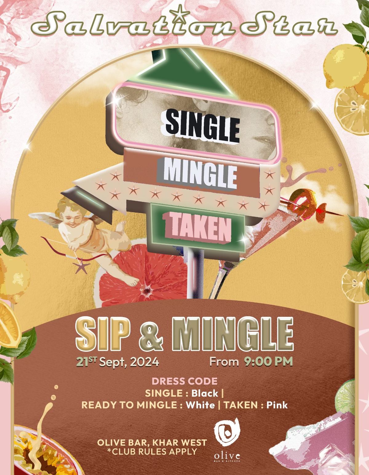 Salvation Statr's SIP & MINGLE