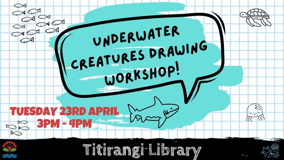 Underwater Creatures Drawing Workshop