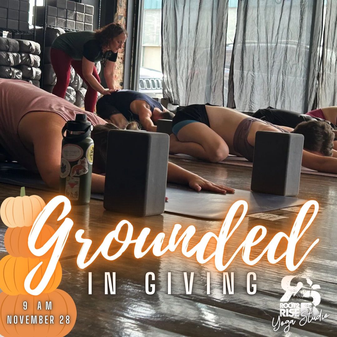 Grounded in Giving FREE Thanksgiving Yoga 