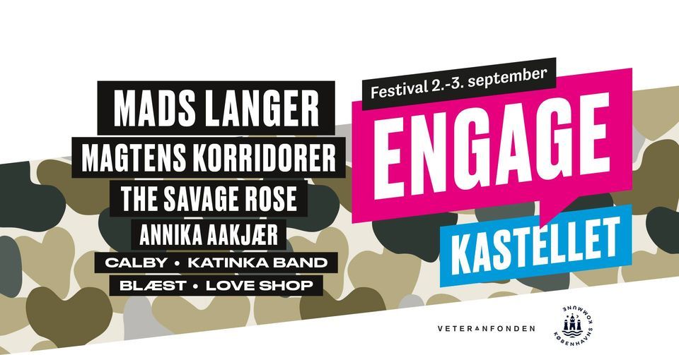 ENGAGE Festival (EAST) i Kastellet 2.-3. Sept.