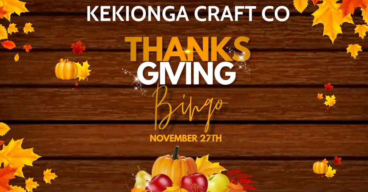 Thanksgiving Bingo @ Kekionga Craft Co