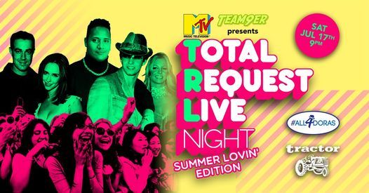 TRL Total Request Live Night: "Summer Lovin" edition ft #All4doras & Indica Jones