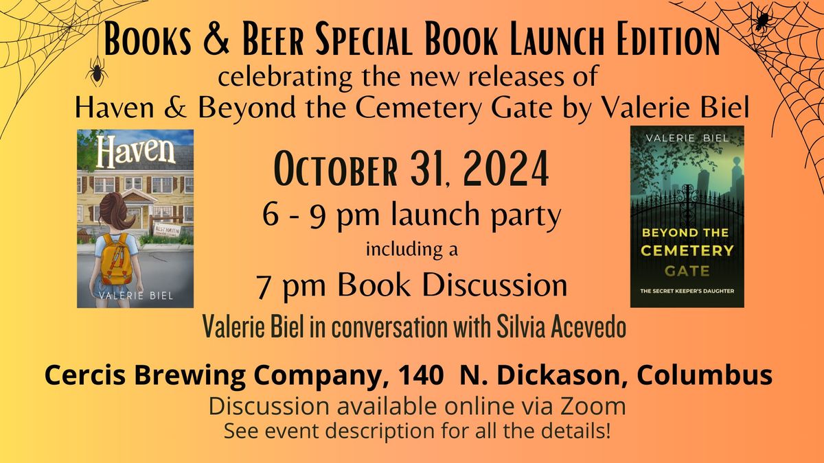 BOOKS & BEER SPECIAL EDITION -- Book Launch Celebration for Valerie Biel's New Releases