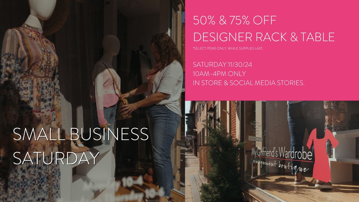 MGW Small Business Saturday