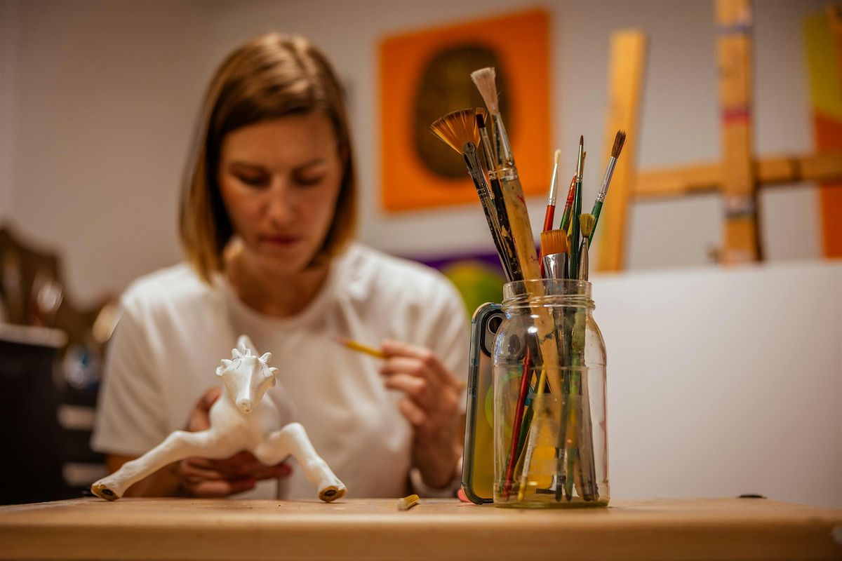 Painted Animal Sculptures - Workshop