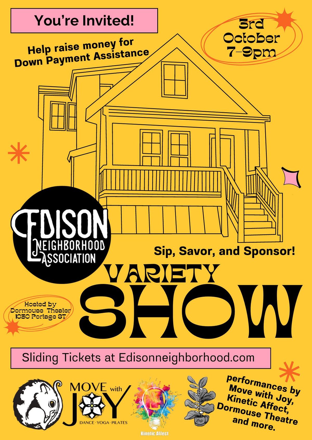 Variety Show Fundraiser for Down Payment Assistance 