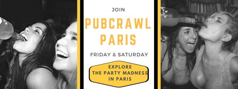 Paris Best Pubcrawl-Biggest Ap\u00e9ro or Party with internationals St Michel-Address only on SOCIALIZUS