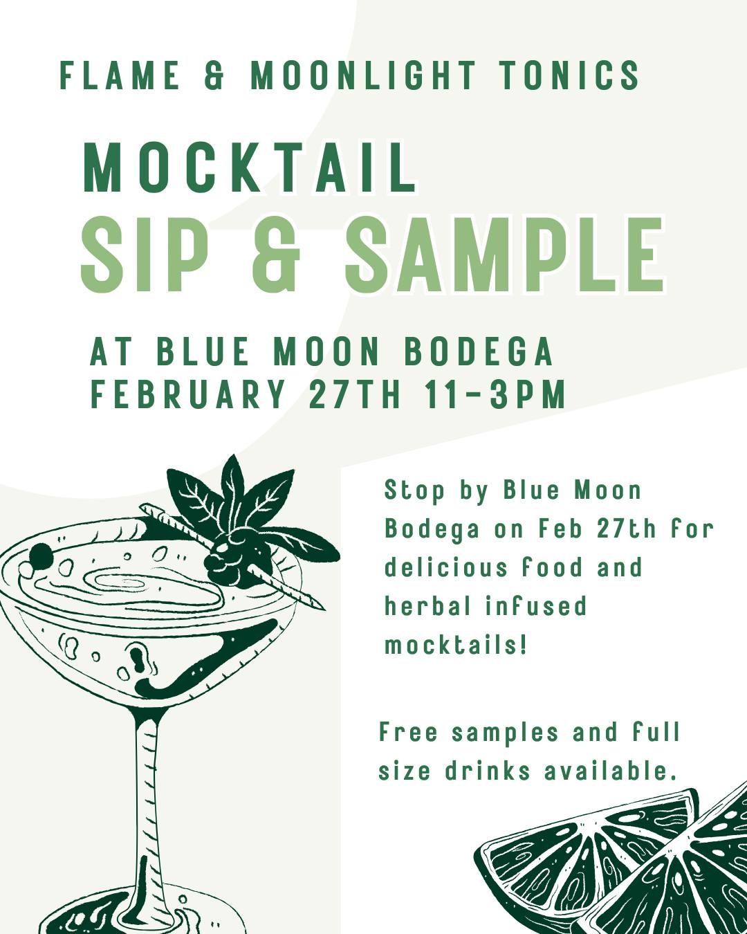 Mocktail Sip & Sample