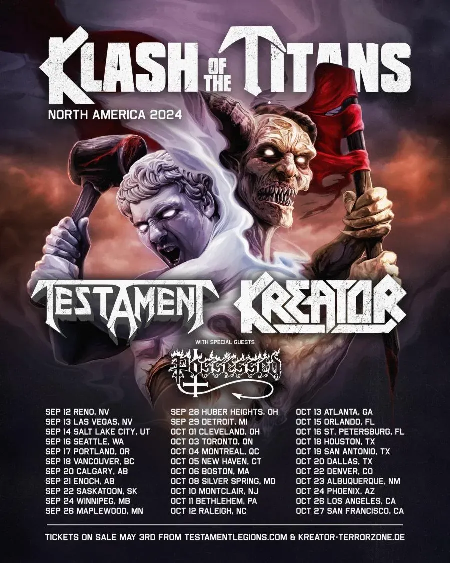 Testament and Kreator (16+)