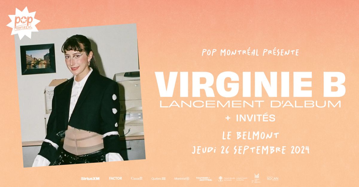 Virginie B \u2013 Lancement d\u2019album