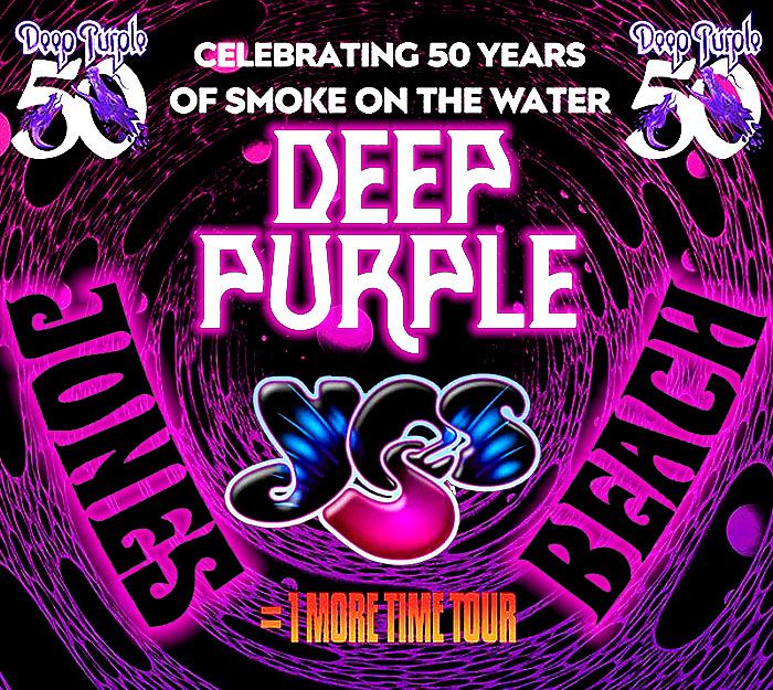 Deep Purple + YES = 1 More Time Tour celebrating 50 Yrs Smoke on the Water