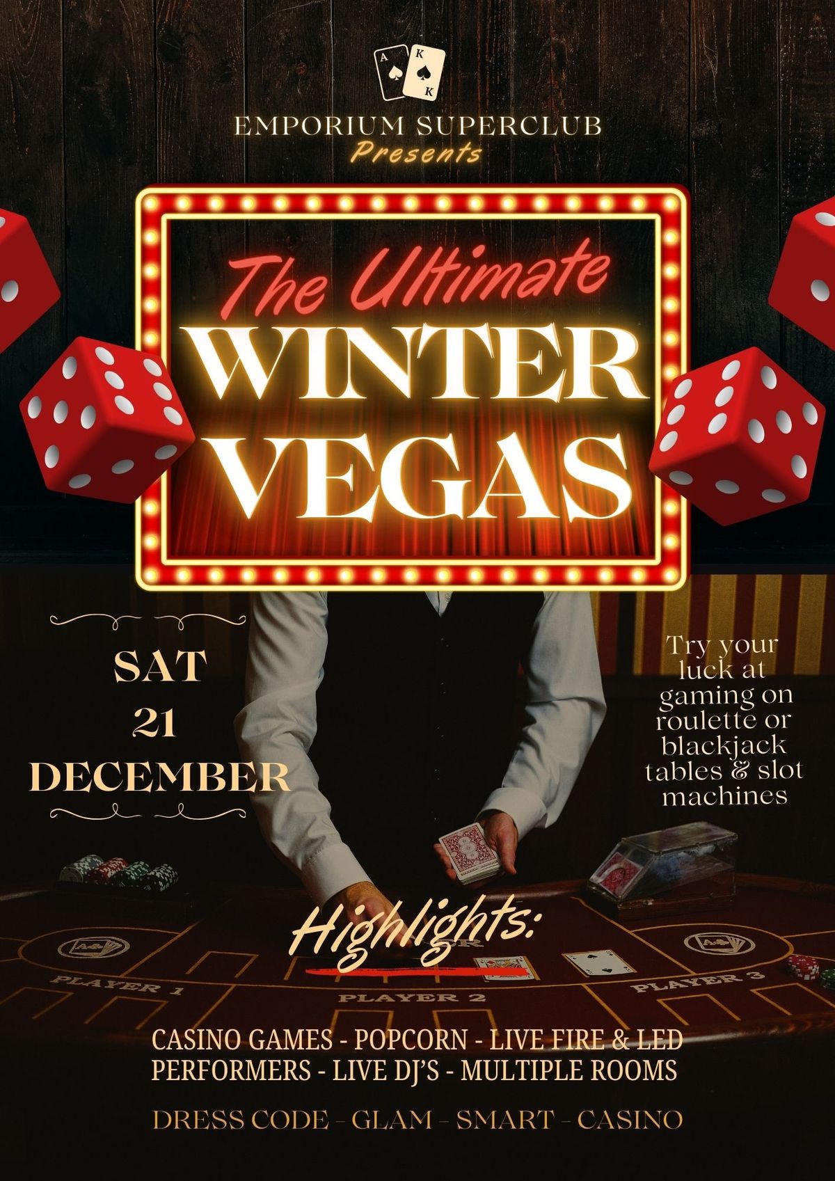 Winter Vegas Christmas Party @ The Emporium