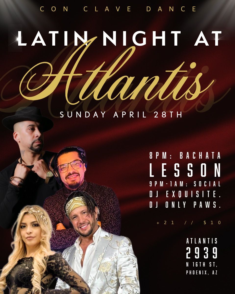 Latin Night at Atlantis! Salsa Sunday! 