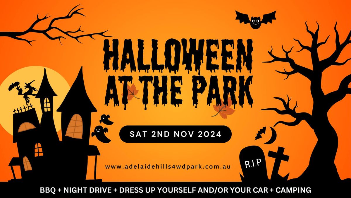 SAVE THE DATE - HALLOWEEN @ THE PARK 