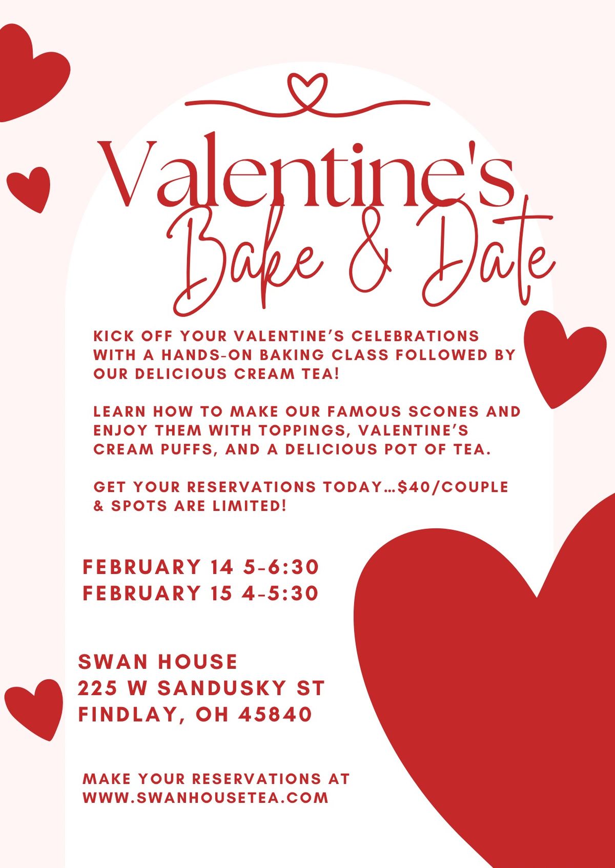 Valentines Bake and Date