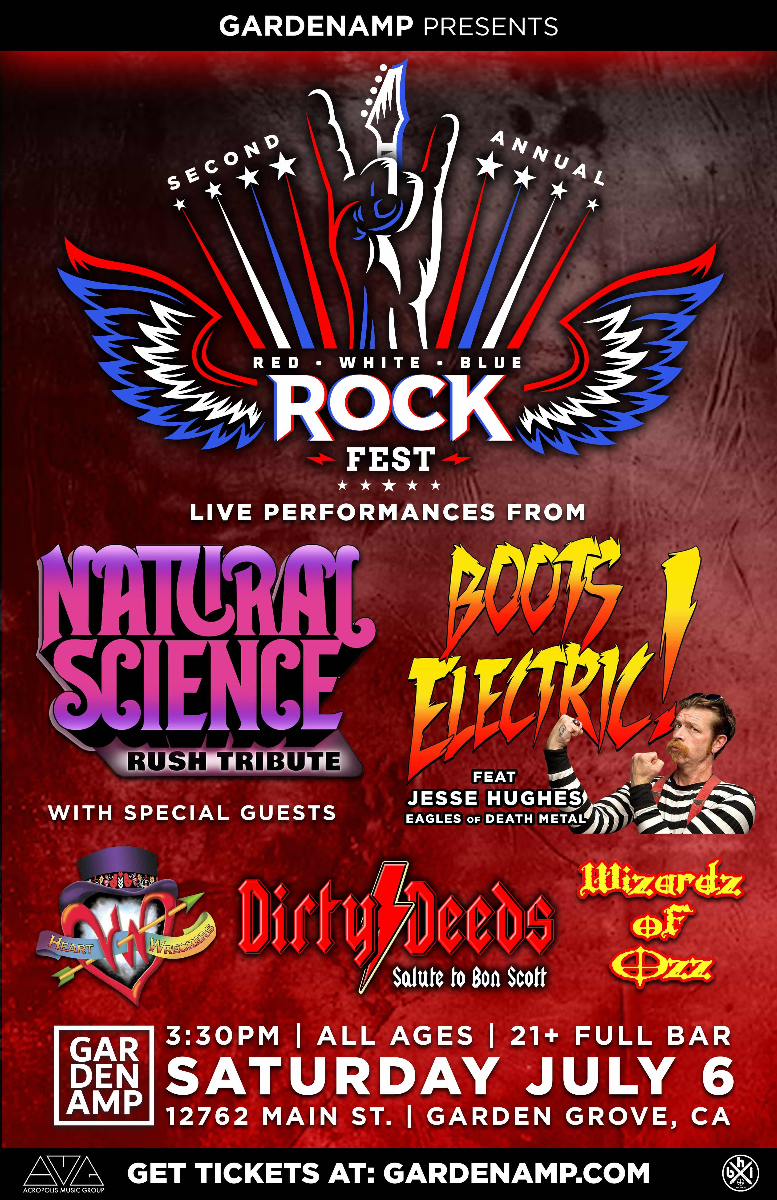 RUSH, AC\/DC, Ozzy, Petty tributes & Boots Electric! feat. Jesse Hughes -...