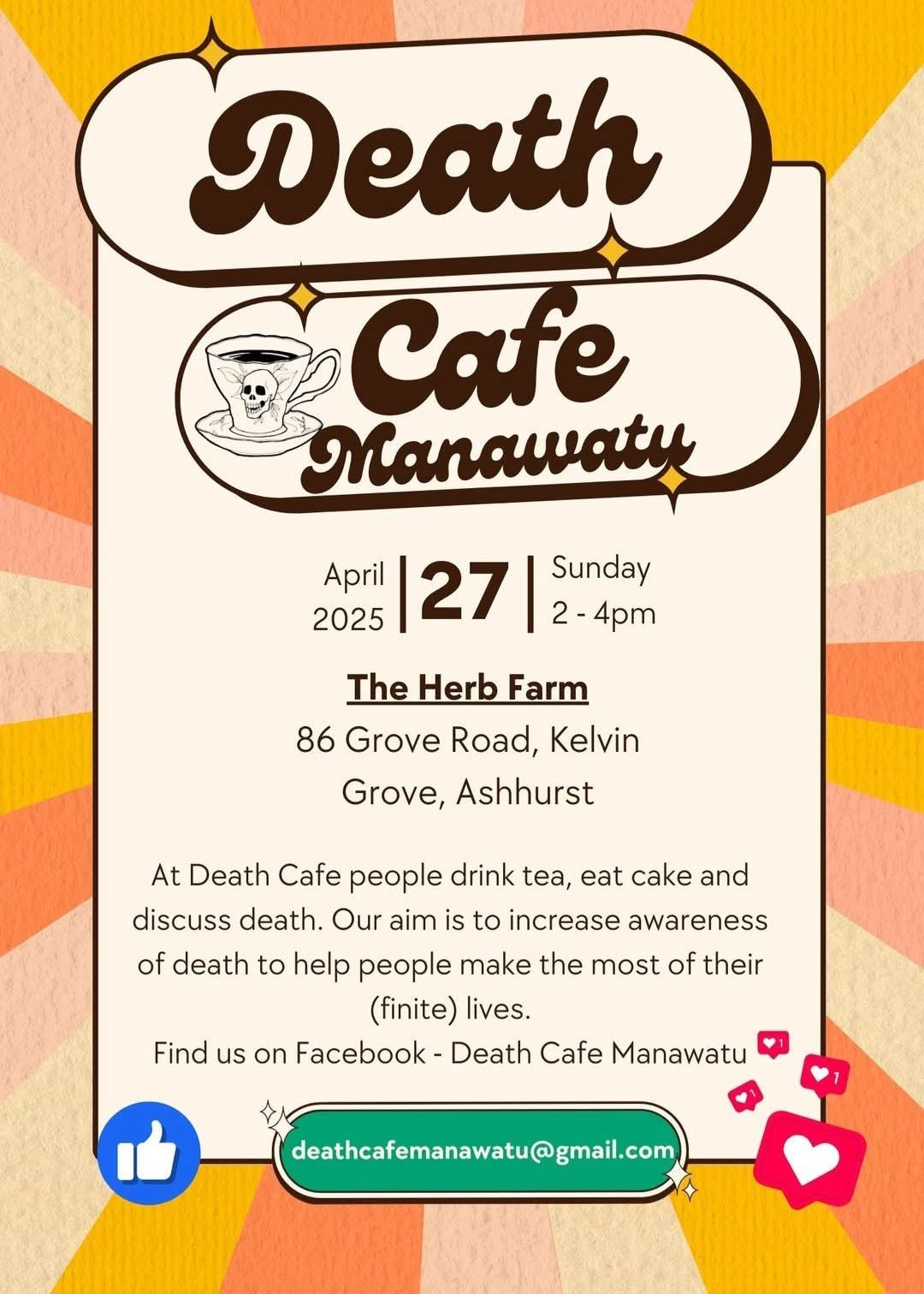 Death Cafe Manawatu April Meeting