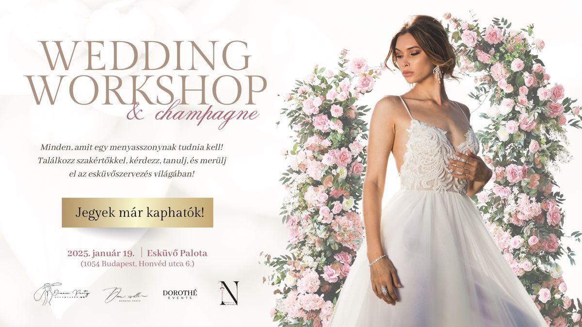 Wedding Workshop & Champagne az Esk\u00fcv\u0151palot\u00e1ban 