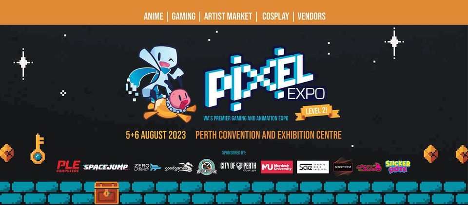 Pixel Expo: Level 2 [AUG 5+6] | WA's Premier Gaming and Animation Expo