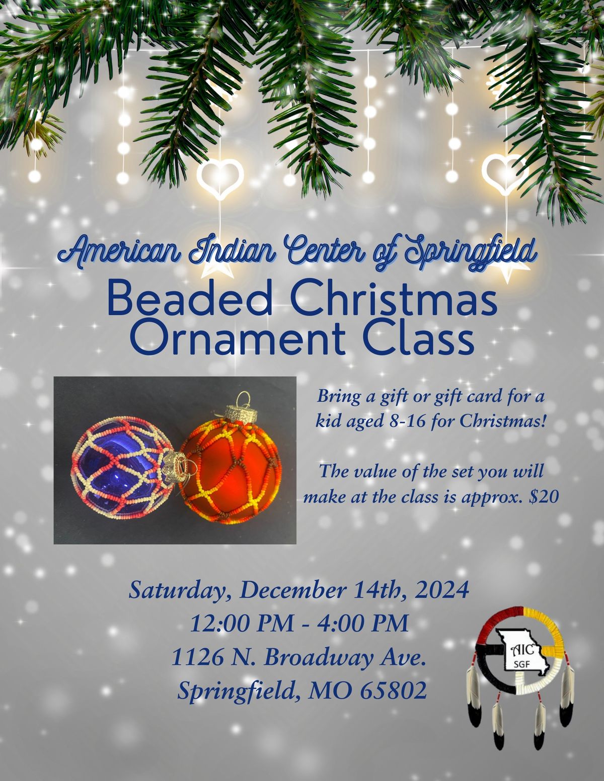 AICS Beaded Ornament Class