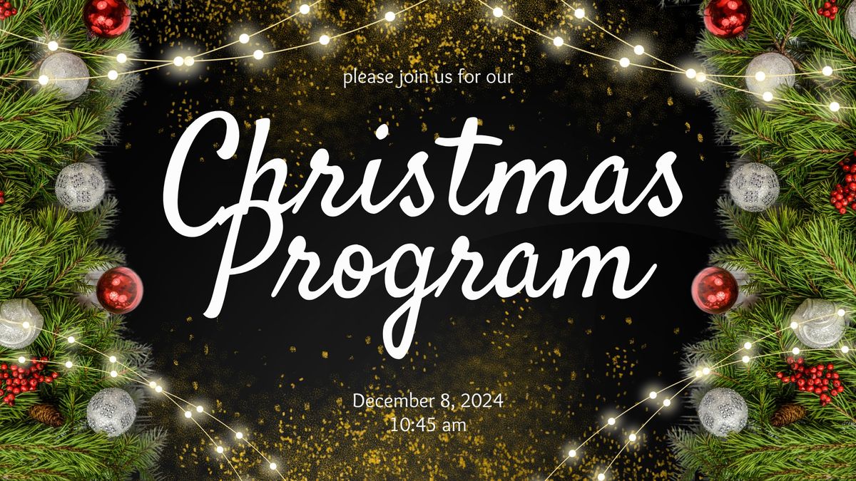 Chirstmas Program