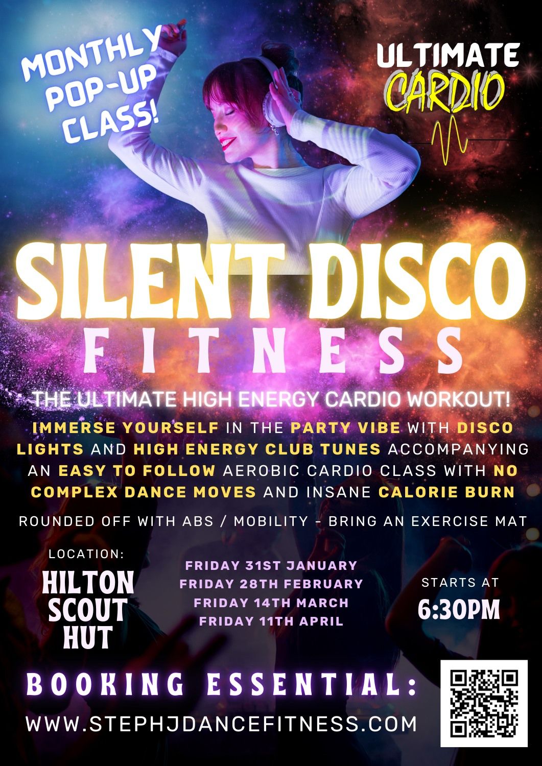 Ultimate Cardio - SILENT DISCO CLASS! \ud83d\udca5 Hilton Scout Hut