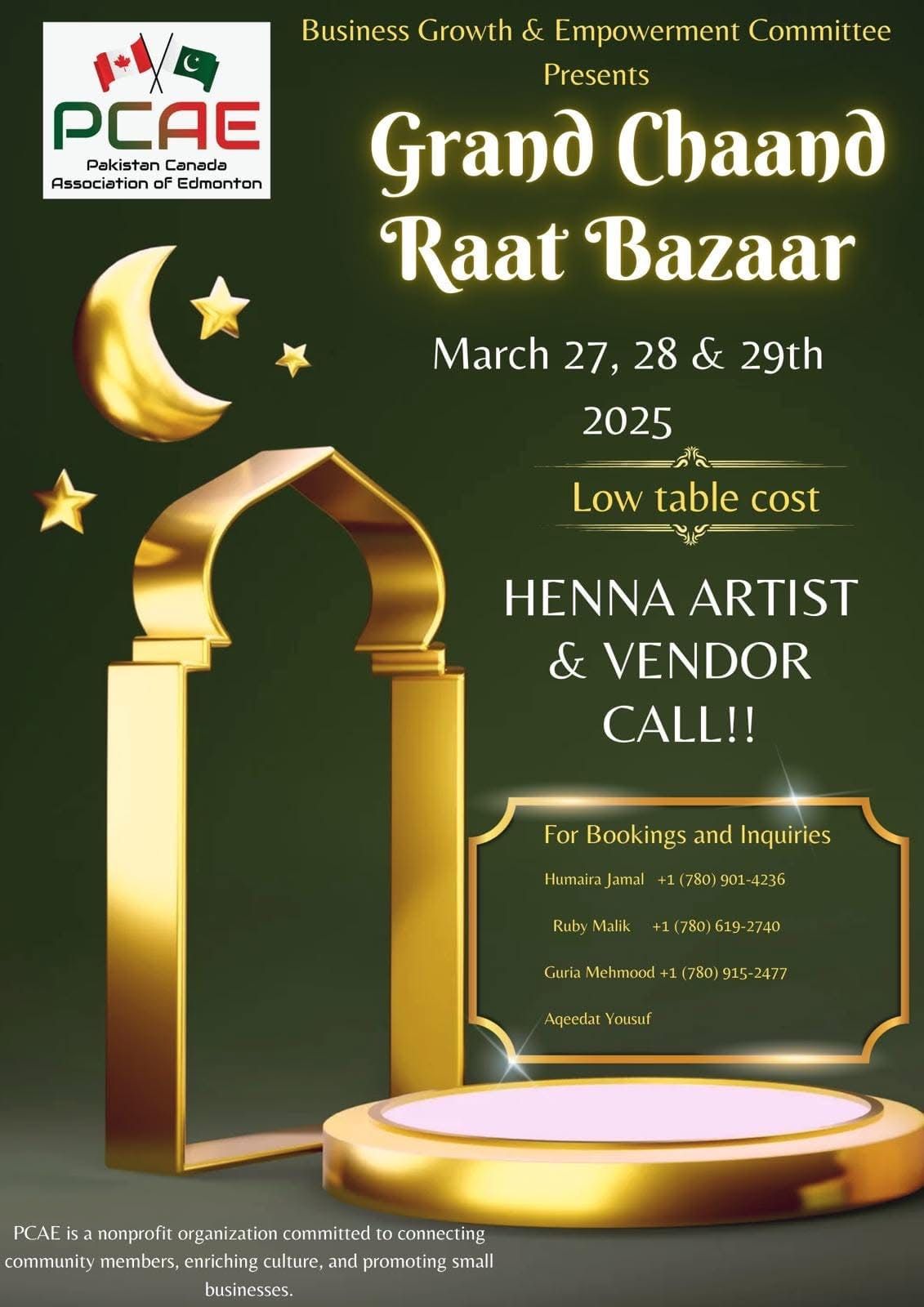 PCAE Grand Chaand Raat Bazaar 