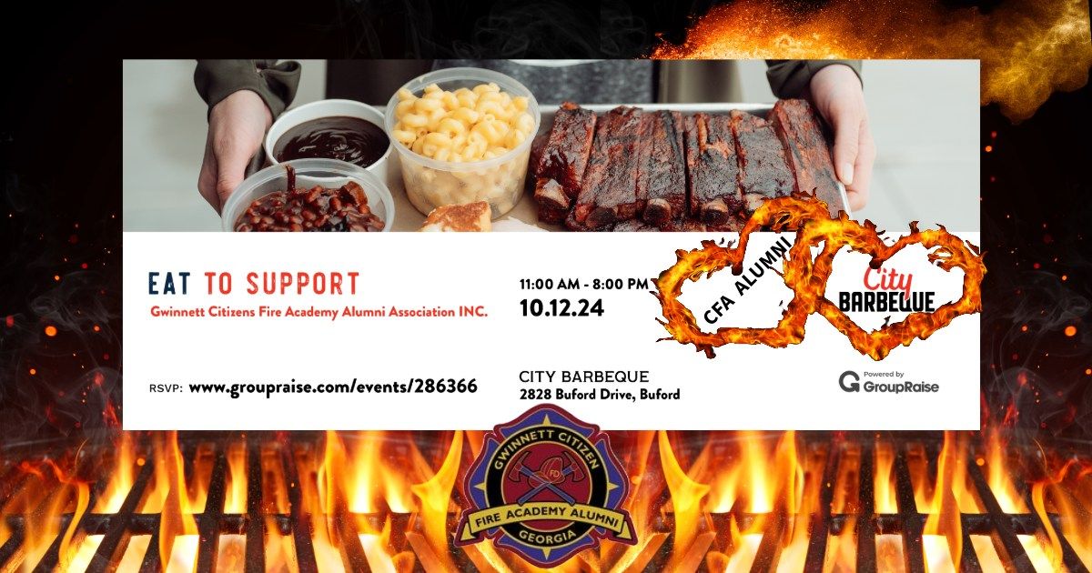 Gwinnett Citizens Fire Academy Alumni Association INC. Fundraiser at City Barbeque