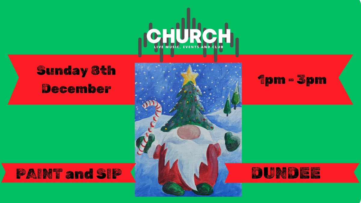 Christmas Gonk Paint and Sip DUNDEE - NEW VENUE!