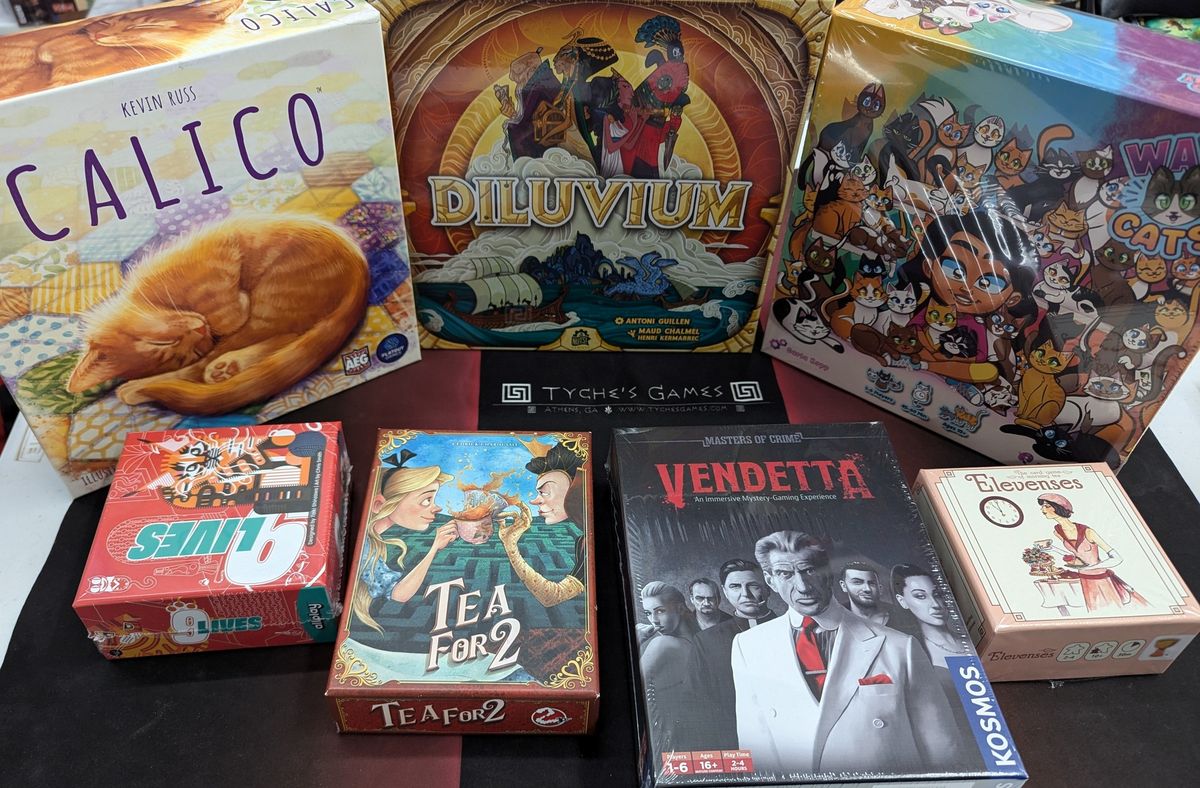 Learn New Board Games at Tyche's Games