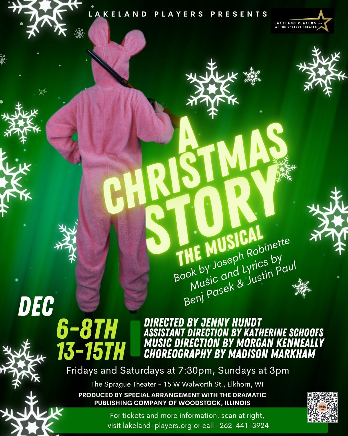 "A Christmas Story - The Musical" presented by Lakeland Players LTD