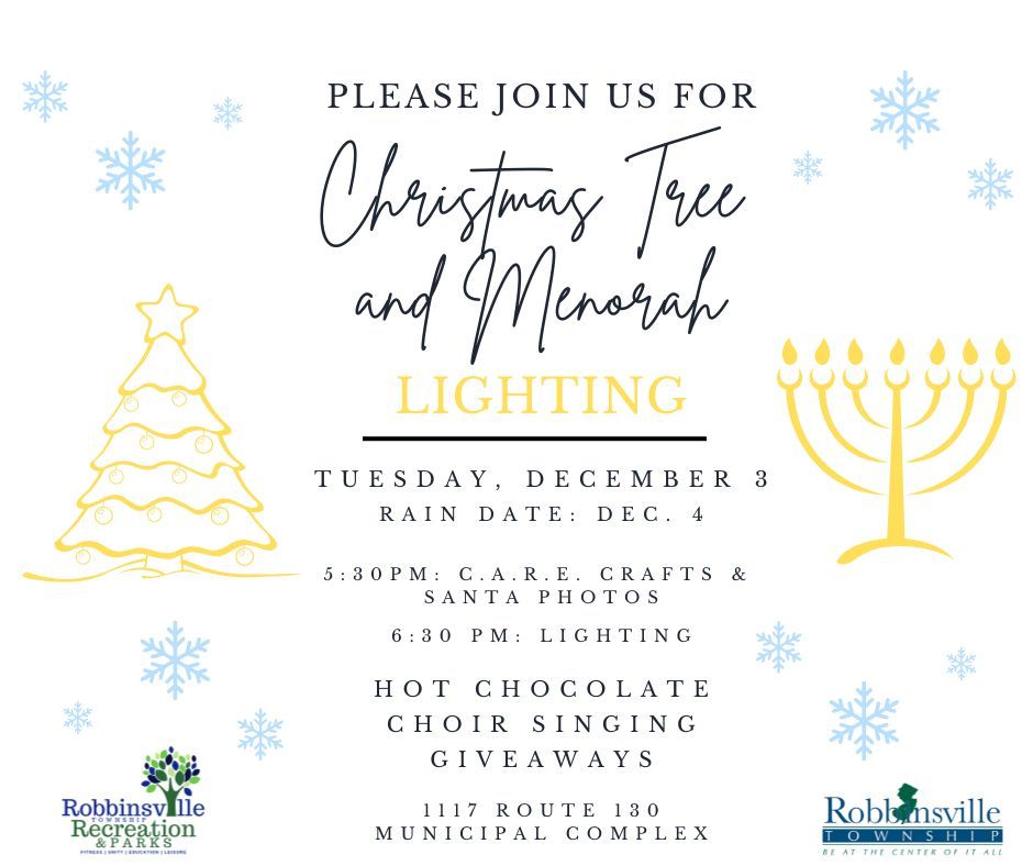 Christmas Tree and Menorah Lighting Celebration