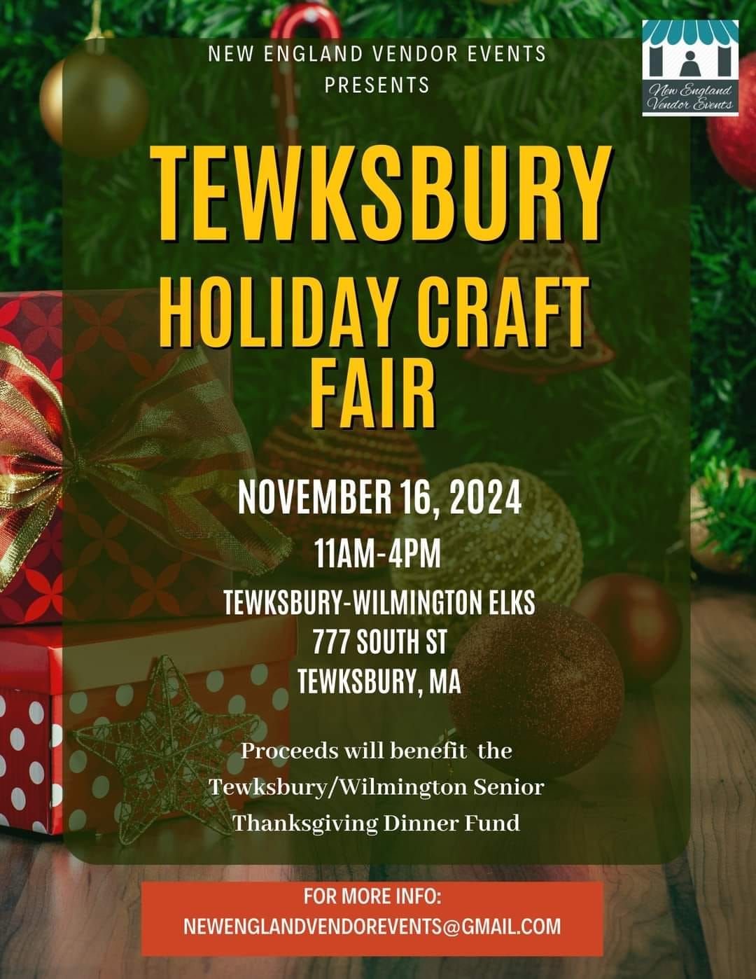 Tewksbury Holiday Craft Fair