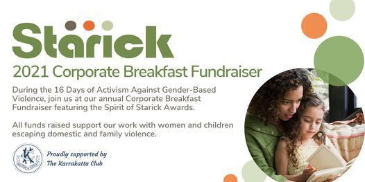 Starick Corporate Breakfast Fundraiser 2021