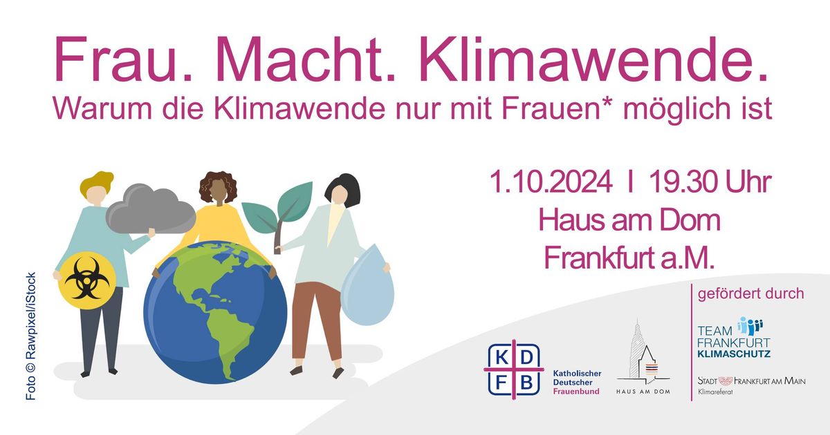 Frau. Macht. Klimawende.