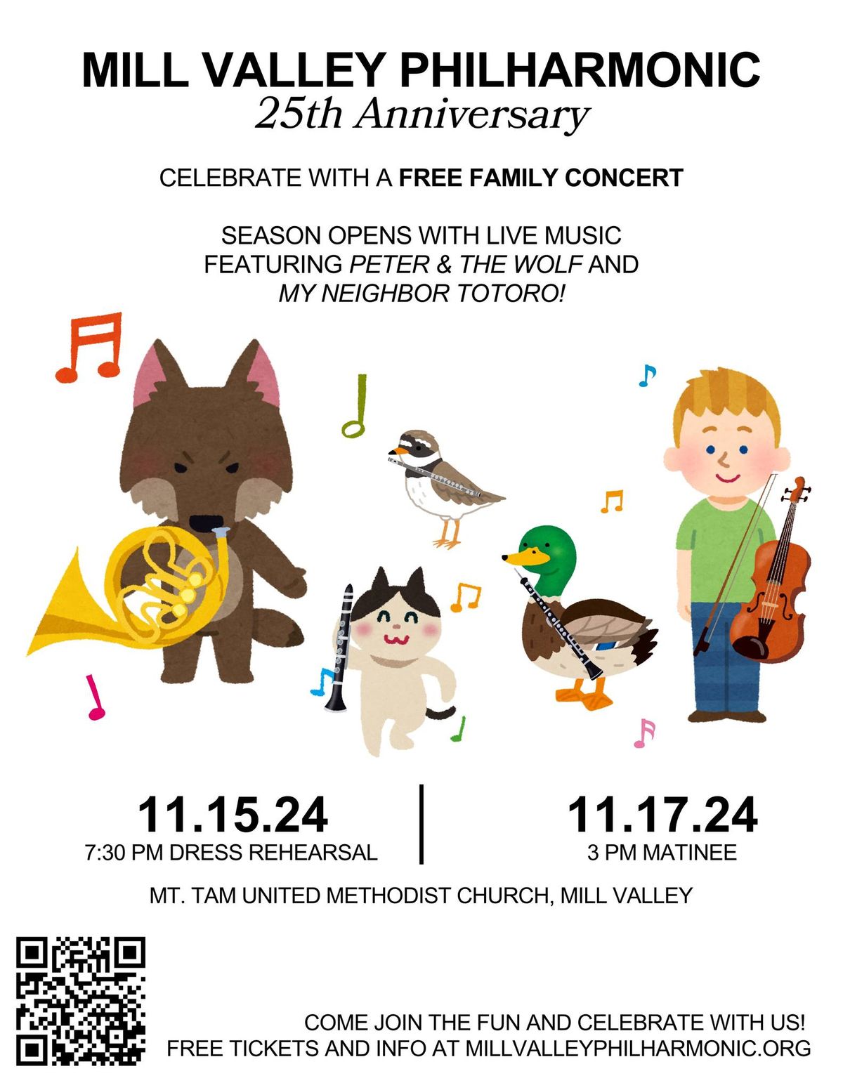 Mill Valley Philharmonic's 25th Anniversary Concert