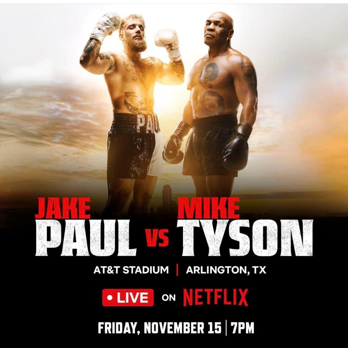 Tyson and Paul fight live on Netflix!