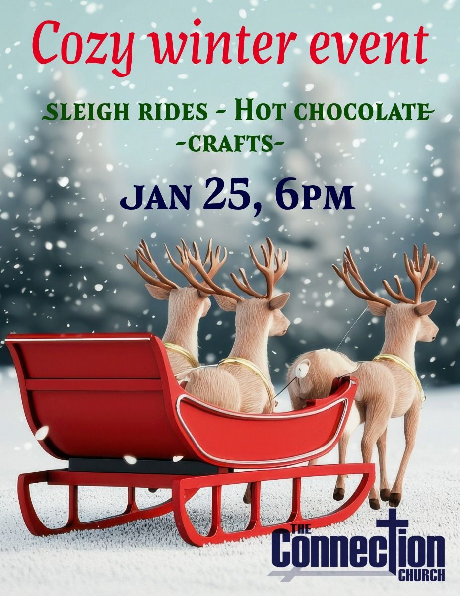 \u2744\ufe0fFREE COZY WINTER SLEIGH RIDES AND CRAFTS\u2744\ufe0f