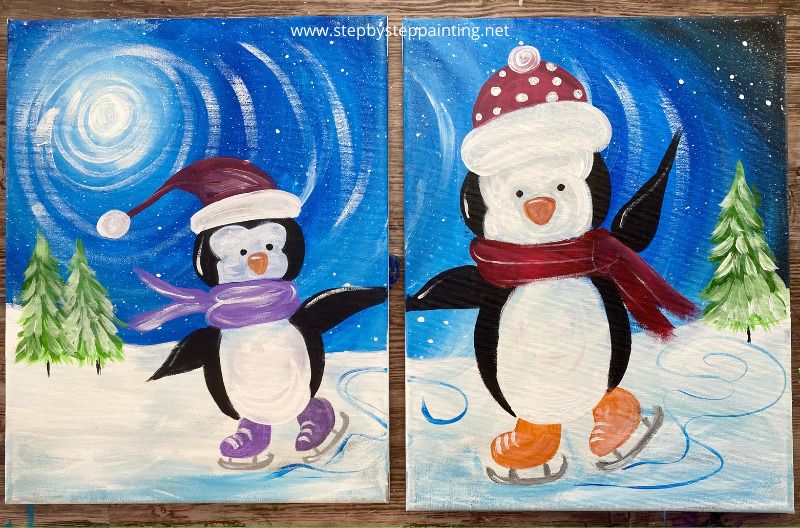 Palette Pals: Penguin Paint Party 