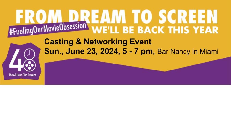 Casting & Networking Event in Miami