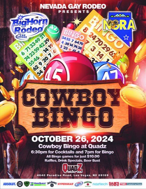 Cowboy Bingo at Quadz