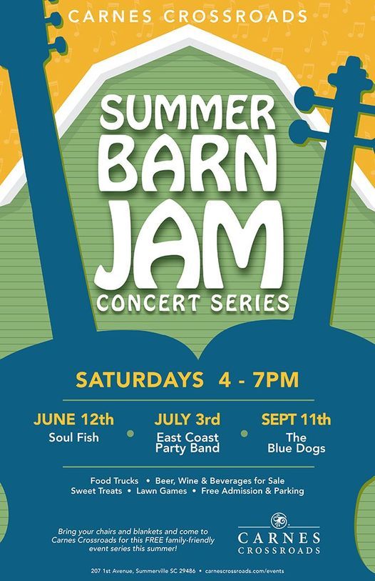 Carnes Crossroads Summer Barn Jam Series Presents: The Blue Dogs