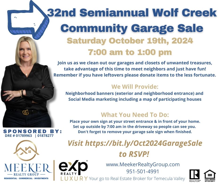 32nd Semiannual Wolf Creek Garage Sale