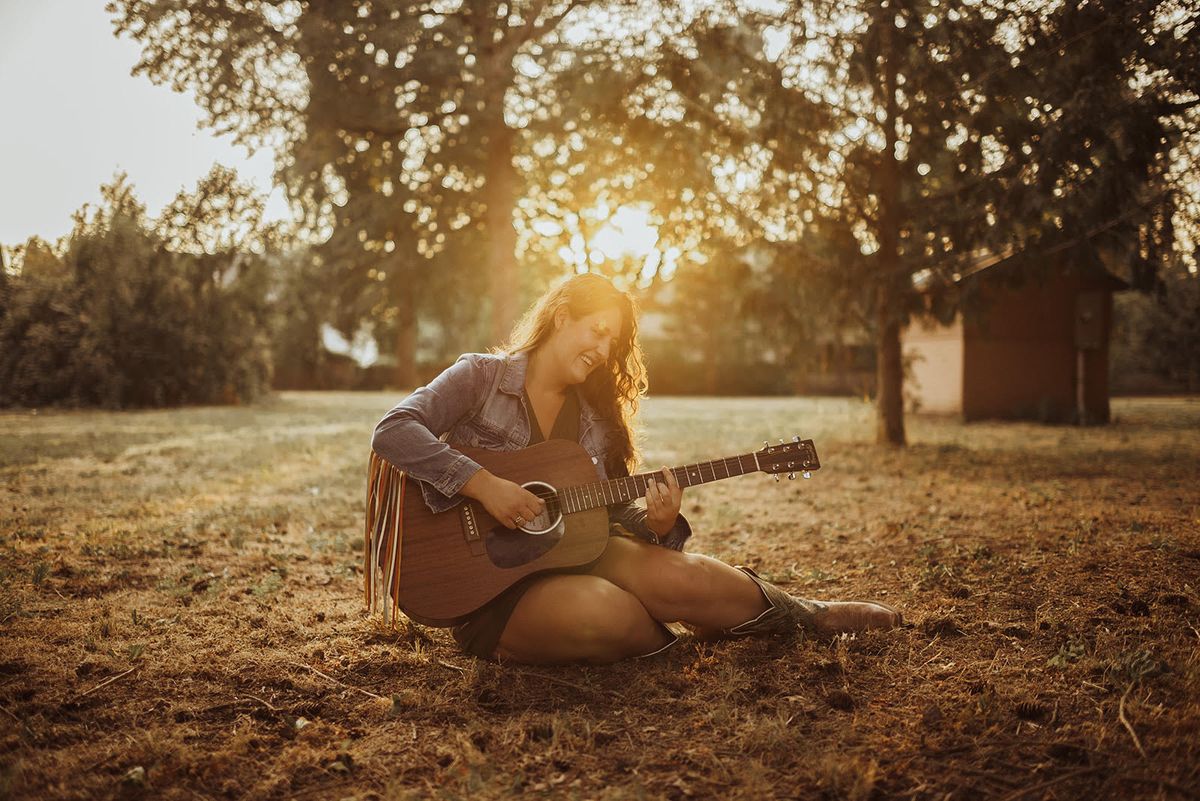 Brenna Larsen at Emanar Cellars