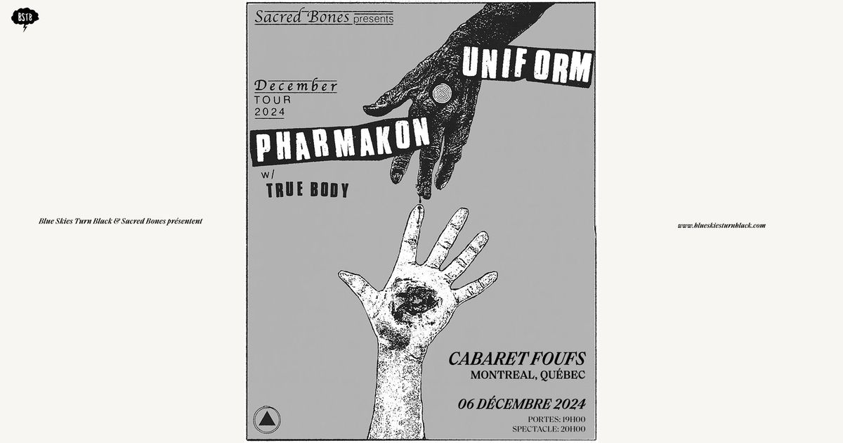 UNIFORM + PHARMAKON - Montr\u00e9al 